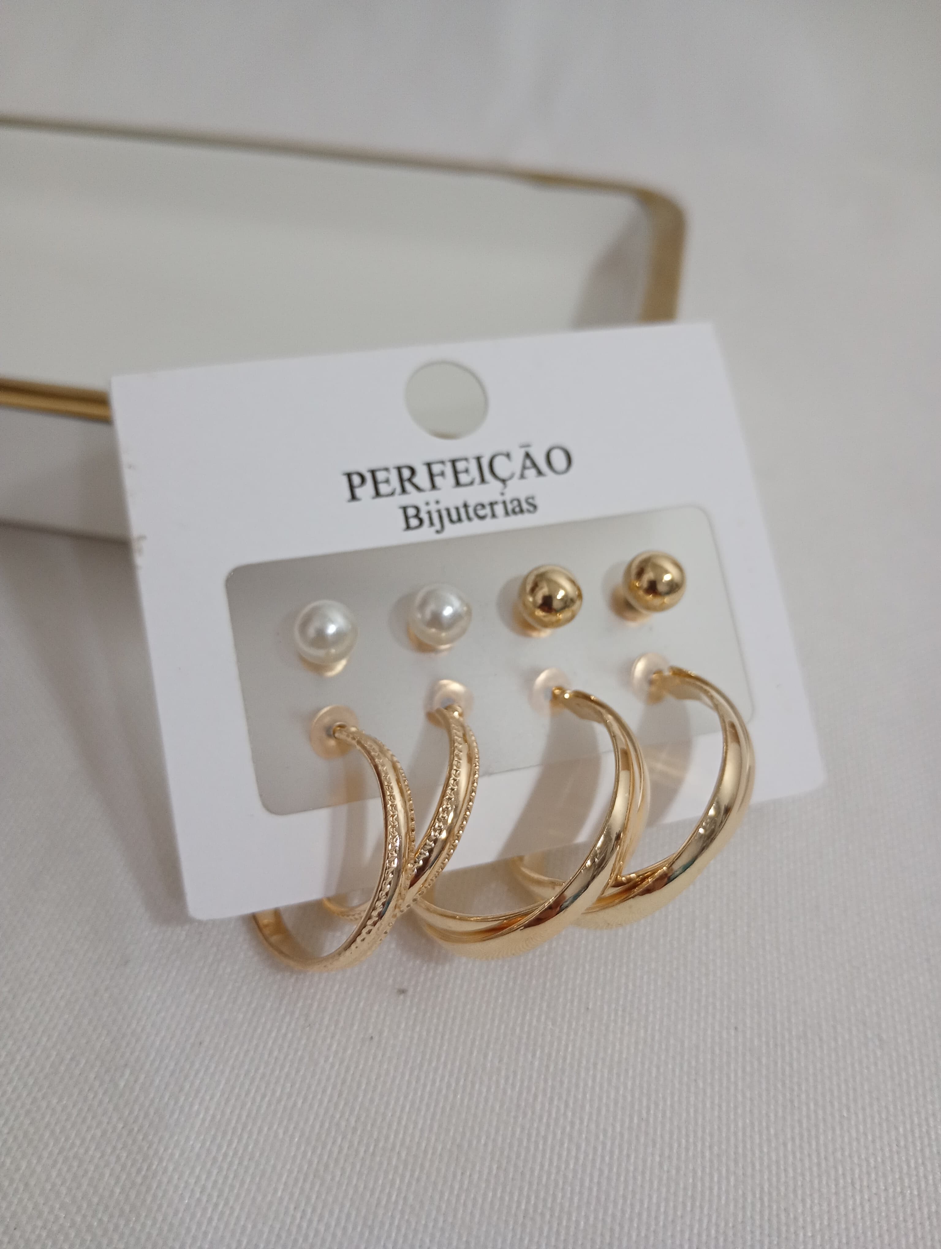 kit brincos argolas pequenas — foto 1