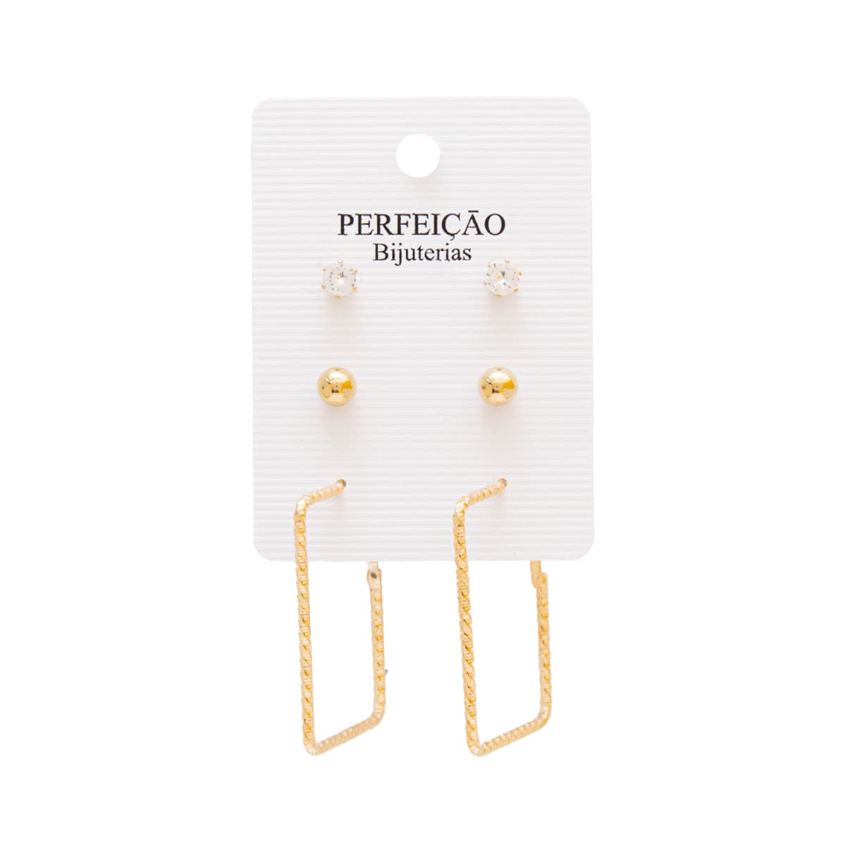 Kit Brincos Trio Beauty Mod. LT-10-7